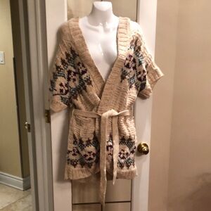 Aeropostale Belted Cardigan with Hood